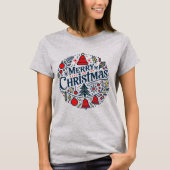 Merry Christmas 3 T-shirt (Voorkant)