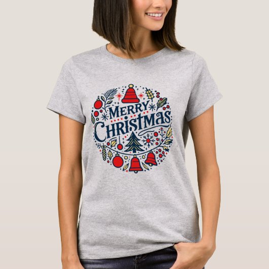 Merry Christmas 3 T-shirt (Voorkant)