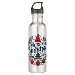 Merry Christmas 3 Waterfles