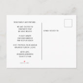 Merry Christmas 4 Photo Collage Holiday Moving Aankondigingskaart (Achterkant)