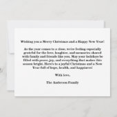 Merry Christmas 6 Photo Collage  Kaart (Achterkant)