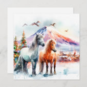 Merry Christmas - 7 Feestdagenkaart (Voorkant / Achterkant)