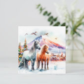 Merry Christmas - 7 Feestdagenkaart (Staand voorkant)