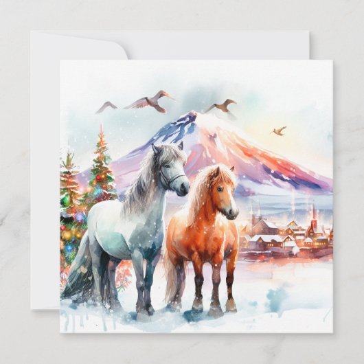 Merry Christmas - 7 Feestdagenkaart (Voorkant)