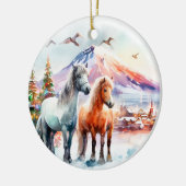 Merry Christmas - 7 Keramisch Ornament (Links)