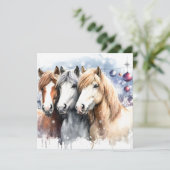 Merry Christmas - 8 Feestdagenkaart (Staand voorkant)