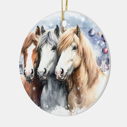 Merry Christmas - 8 Keramisch Ornament (Links)