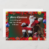 MERRY CHRISTMAS 9 FEESTDAGENKAART (Voorkant / Achterkant)