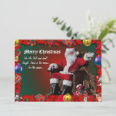 MERRY CHRISTMAS 9 FEESTDAGENKAART (Staand voorkant)