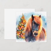 Merry Christmas - 9 Feestdagenkaart (Voorkant / Achterkant)