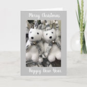 "MERRY CHRISTMAS & A HAPPY NEW YEAR" KAART (Voorkant)