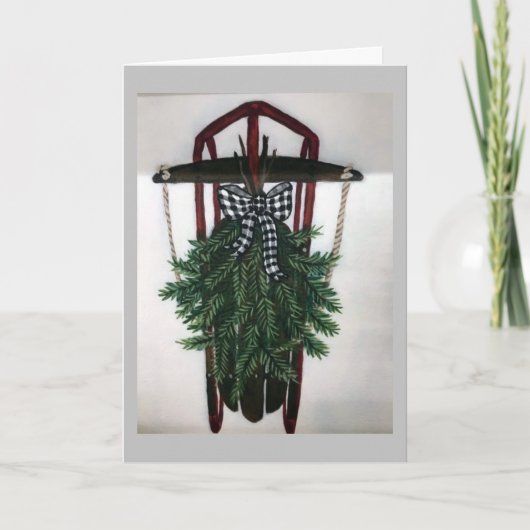 "MERRY CHRISTMAS & A HAPPY NEW YEAR" KAART (Voorkant)