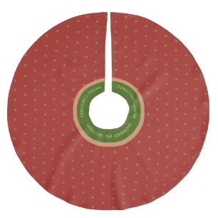 Merry Christmas Aangepaste tekst Kerstboom Rok