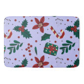 Merry Christmas Abstract Pattern Badmat (Voorkant)