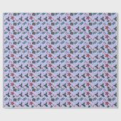 Merry Christmas Abstract Pattern Cadeaupapier (Vlak)