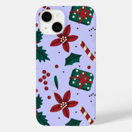 Merry Christmas Abstract Pattern Case-Mate iPhone 14 Hoesje