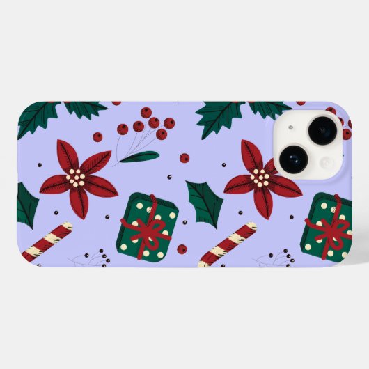 Merry Christmas Abstract Pattern Case-Mate iPhone Case (Achterkant (horizontaal))