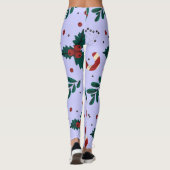 Merry Christmas Abstract Pattern Leggings (Achterkant)