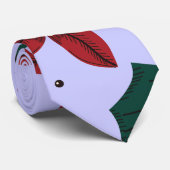 Merry Christmas Abstract Pattern Stropdas (Opgerold)