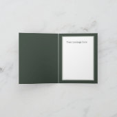 Merry Christmas add message Country bike scene Feestdagen Kaart (Binnen)