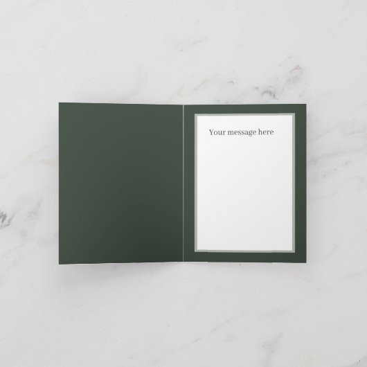 Merry Christmas add message Country bike scene Feestdagen Kaart (Binnen)