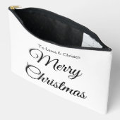 Merry Christmas add name text custom family gift Etui (Open)