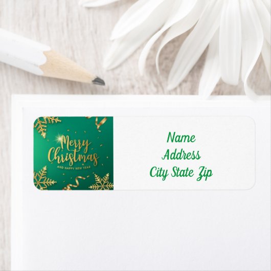 *MERRY CHRISTMAS* ADDRESS ETIKET (Insitu)
