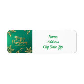 *MERRY CHRISTMAS* ADDRESS ETIKET (Voorkant)