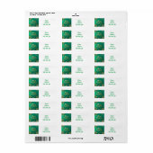 *MERRY CHRISTMAS* ADDRESS ETIKET (Full Sheet)
