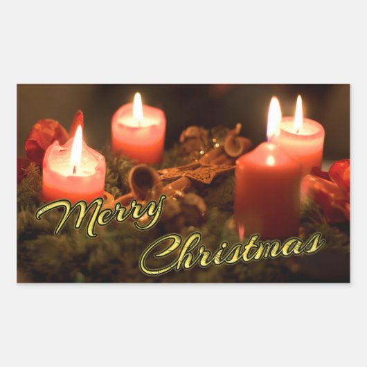 Merry Christmas Advent Stickers (Voorkant)