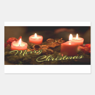 Merry Christmas Advent Stickers