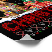 Merry Christmas Airedale Terrier Hondenliefhebber Poster (Hoek)