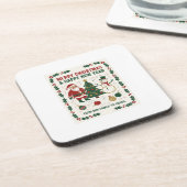 Merry Christmas and a Happy New Year Bier Onderzetter (Linkerzijde)