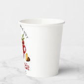 Merry Christmas and Happy Holidays  Papieren Bekers (Links)