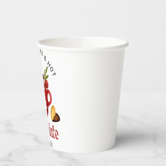 Merry Christmas and Happy Holidays  Papieren Bekers (Links)