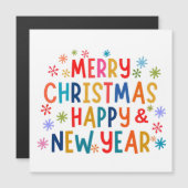 MERRY CHRISTMAS AND HAPPY NEW YEAR (Voorkant / Achterkant)