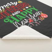 Merry Christmas And Happy New Year-67342 Sherpa Deken (3/4)