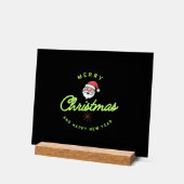 Merry Christmas and Happy New Year Acryl Bord (Hoek)