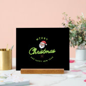 Merry Christmas and Happy New Year Acryl Bord (Huwelijk)