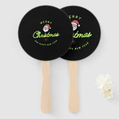 Merry Christmas and Happy New Year Handwaaier (Voorkant en achterkant)