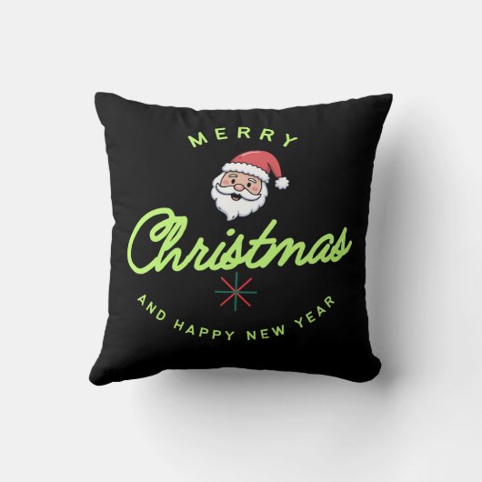 Merry Christmas and Happy New Year Kussen (Achterkant)