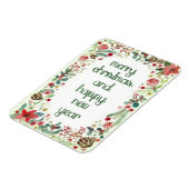 Merry Christmas and Happy New Year Magnet Magneet (Linkerzijde)