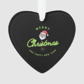 Merry Christmas and Happy New Year Ornament (voorkant)