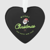 Merry Christmas and Happy New Year Ornament (achterkant)