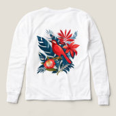 Merry Christmas and Happy New Year! Red Bird BOHO (Achterkant)