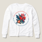 Merry Christmas and Happy New Year! Red Bird BOHO (Voorkant)