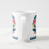 Merry Christmas and Happy New Year! Red Bird Grote Koffiekop (Achterkant)