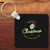 Merry Christmas and Happy New Year Sleutelhanger (Voorkant)