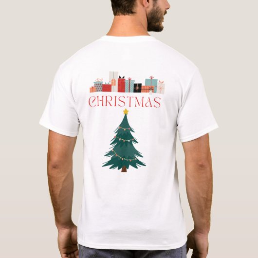 Merry Christmas and Happy New Year T-Shirt – Festi (Achterkant)