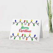 "MERRY CHRISTMAS AND HAPPY NEW YY" KAART (Voorkant)